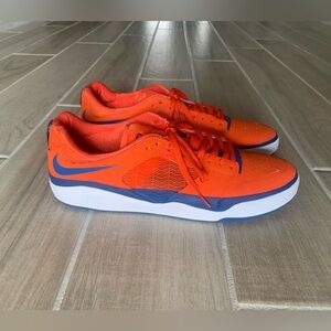 Nike SB Ishod Wair Premium sneakers. Size 11.5 men’s. Orange, blue, and white.